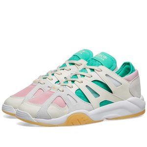 ADIDAS “Dimension LO" Shoes White/Green/Pink Torsion Sneakers US Men's Size 8